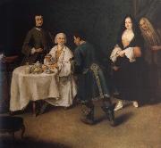 Pietro Longhi The visit in the lord oil on canvas